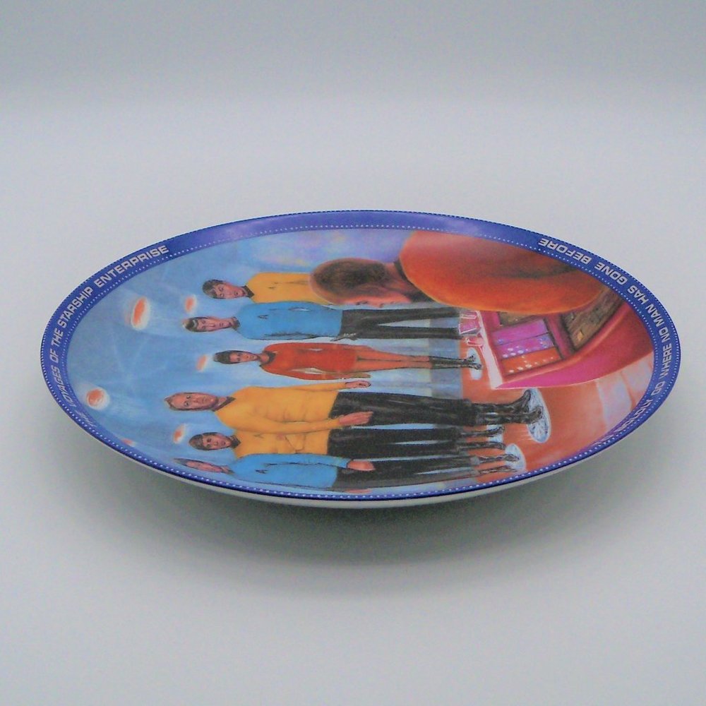 Vintage Star Trek TOS "Beam Us Down Scotty" Plate - Picture 7 of 12